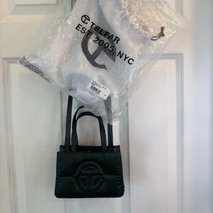 Telfar small Puffy Green mini Crossbody Bag